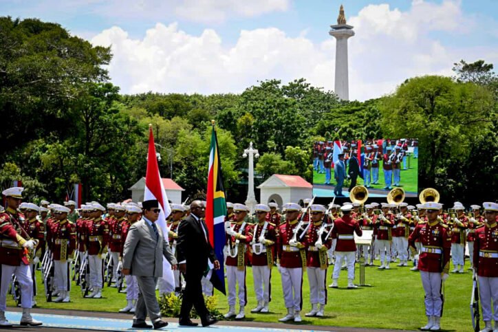 Presiden Prabowo Sambut Presiden Ramaphosa: Persahabatan Dunia Selatan yang Semakin Erat